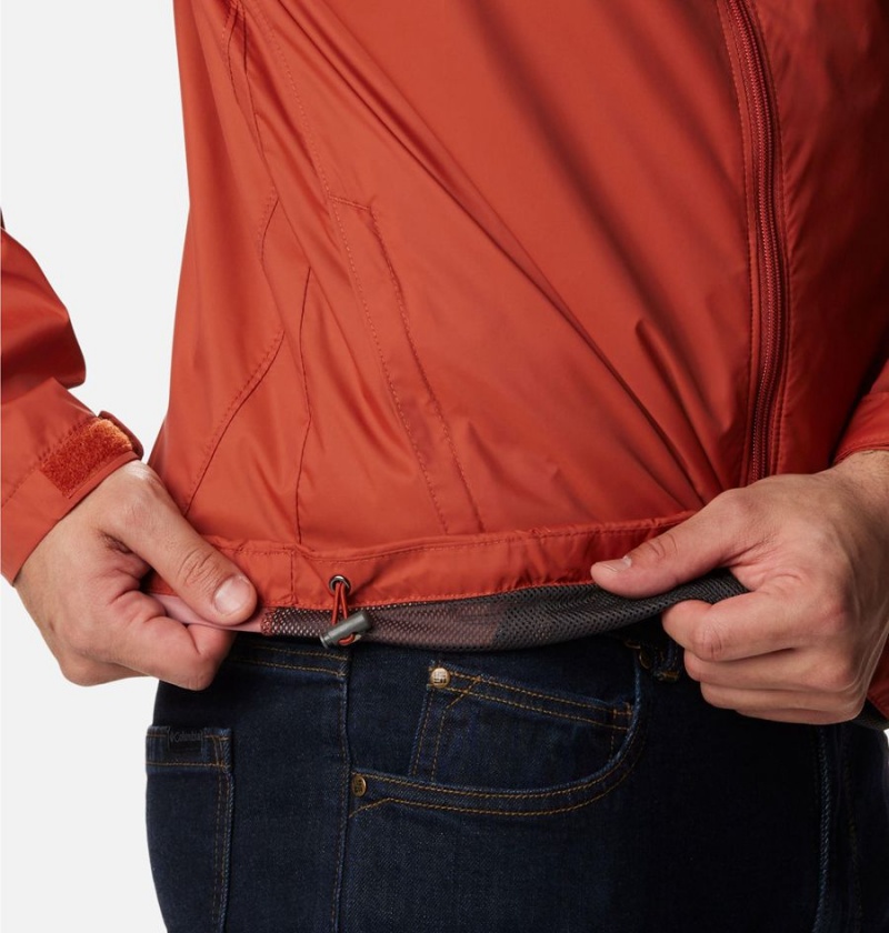 Columbia Glennaker Lake Men's Rain Jacket Red | JPBZKC-836