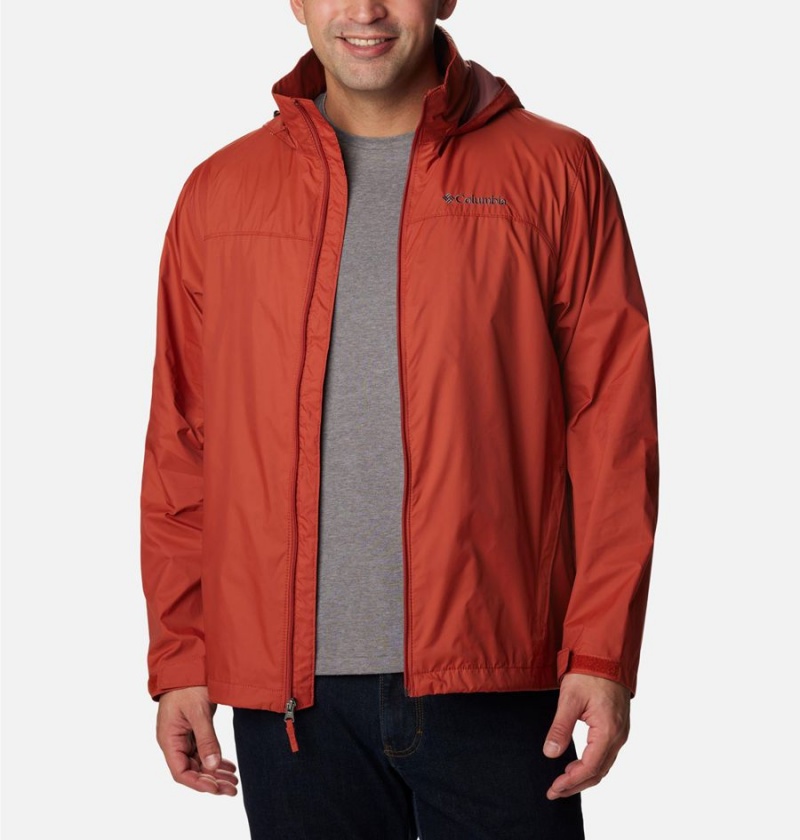Columbia Glennaker Lake Men's Rain Jacket Red | JPBZKC-836