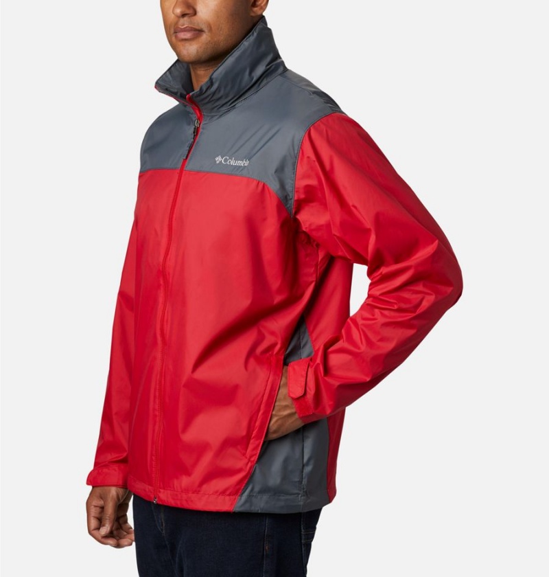 Columbia Glennaker Lake Men's Rain Jacket Red | EMSRQX-751