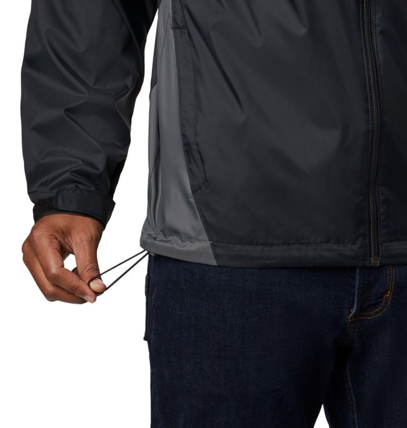 Columbia Glennaker Lake Men's Rain Jacket Black | CQZAXD-798