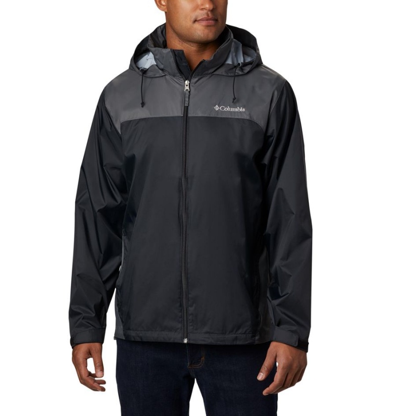Columbia Glennaker Lake Men\'s Rain Jacket Black | CQZAXD-798
