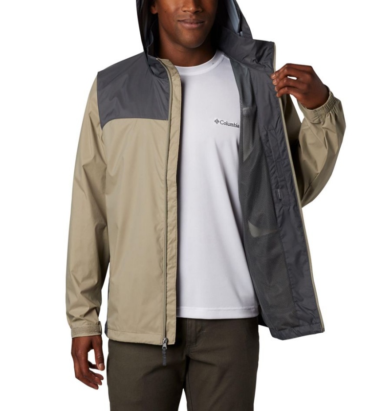 Columbia Glennaker Lake Men's Rain Jacket Beige | WQJODA-190