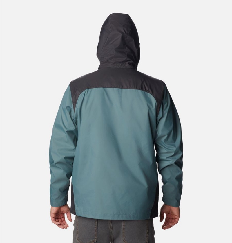 Columbia Glennaker Lake Men's Rain Jacket Blue | RNEOIZ-017