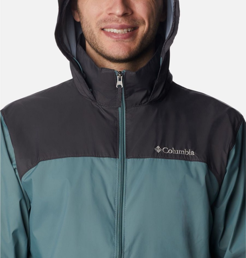 Columbia Glennaker Lake Men's Rain Jacket Blue | RNEOIZ-017