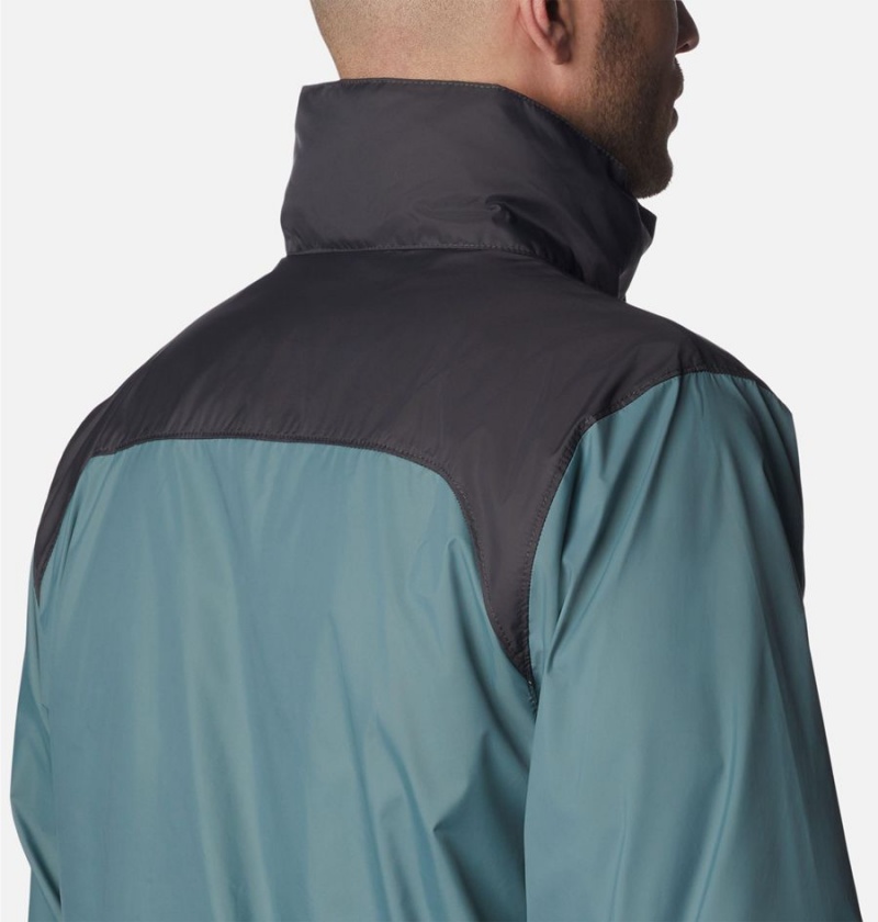 Columbia Glennaker Lake Men's Rain Jacket Blue | RNEOIZ-017