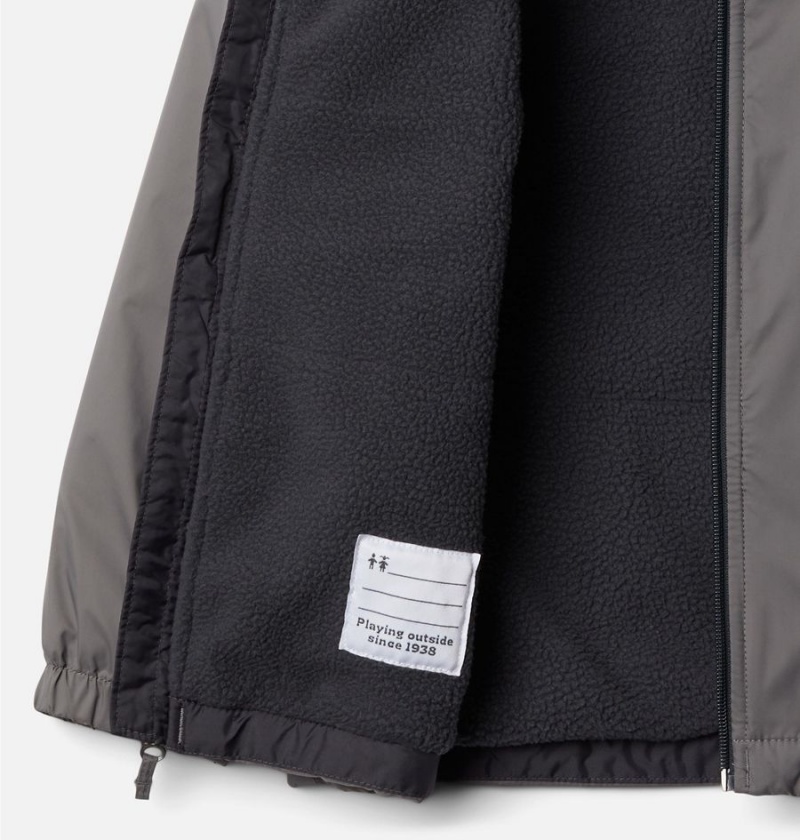 Columbia Glennaker Sherpa Lined Kids' Jacket Grey | FQTLRP-154