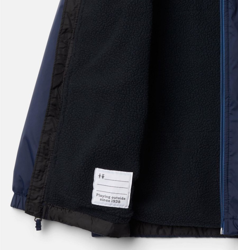 Columbia Glennaker Sherpa Lined Kids' Jacket Navy | CIXPBW-479