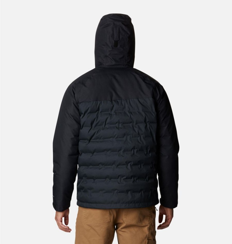 Columbia Grand Trek II Hooded Insulated Men's Puffer Jacket Black | MQDIXW-047