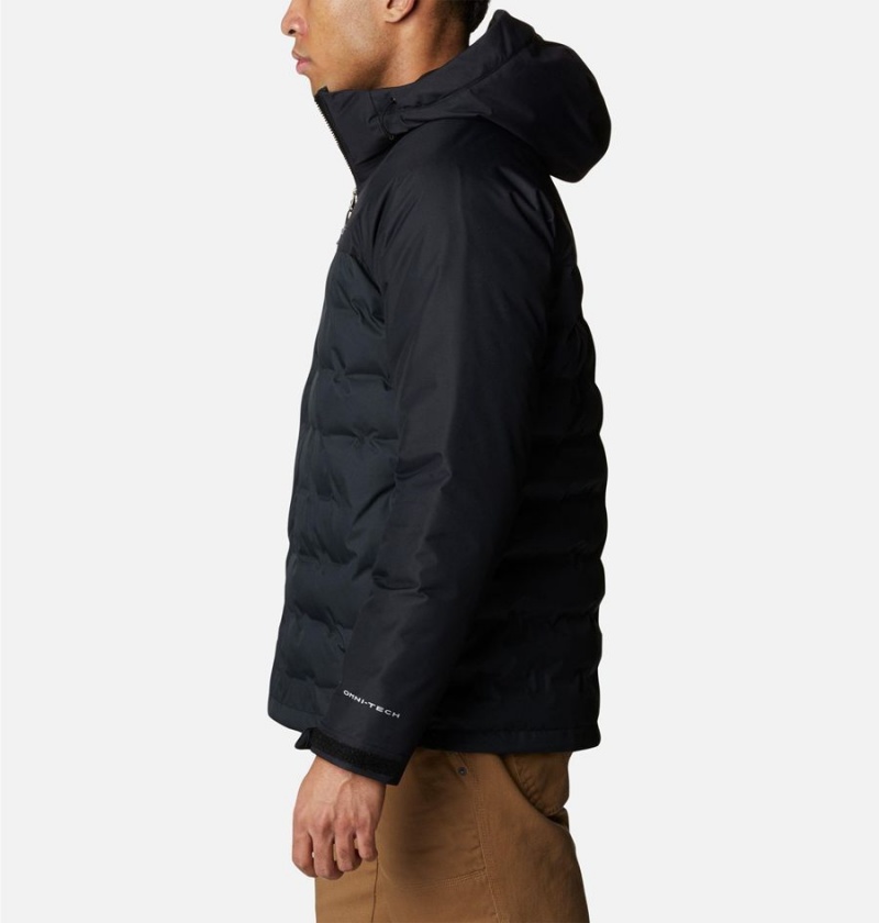 Columbia Grand Trek II Hooded Insulated Men's Puffer Jacket Black | MQDIXW-047
