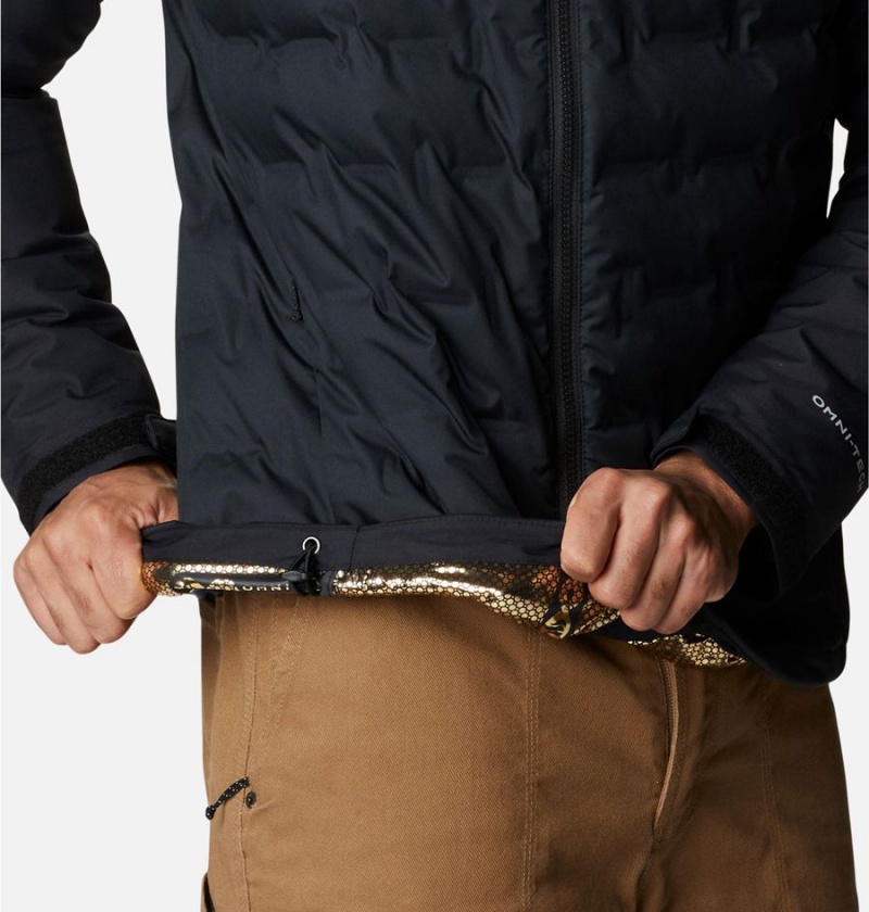 Columbia Grand Trek II Hooded Insulated Men's Puffer Jacket Black | MQDIXW-047