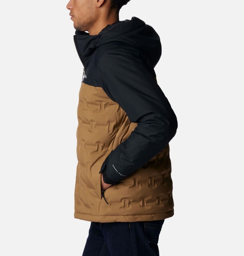 Columbia Grand Trek II Hooded Insulated Men's Puffer Jacket Brown | CLPSGD-352