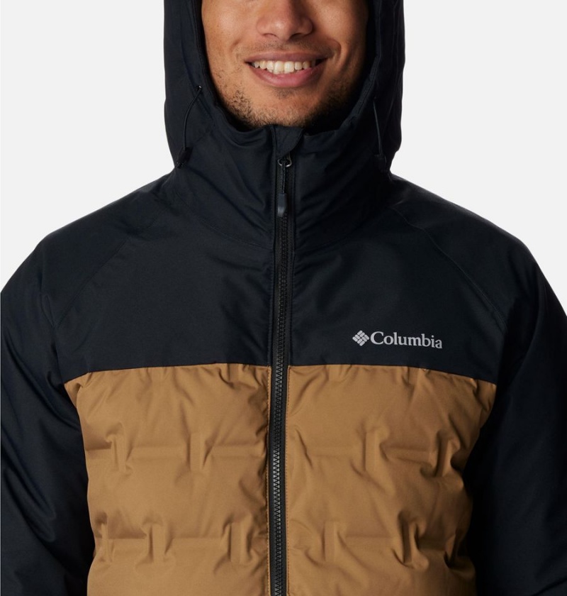 Columbia Grand Trek II Hooded Insulated Men's Puffer Jacket Brown | CLPSGD-352