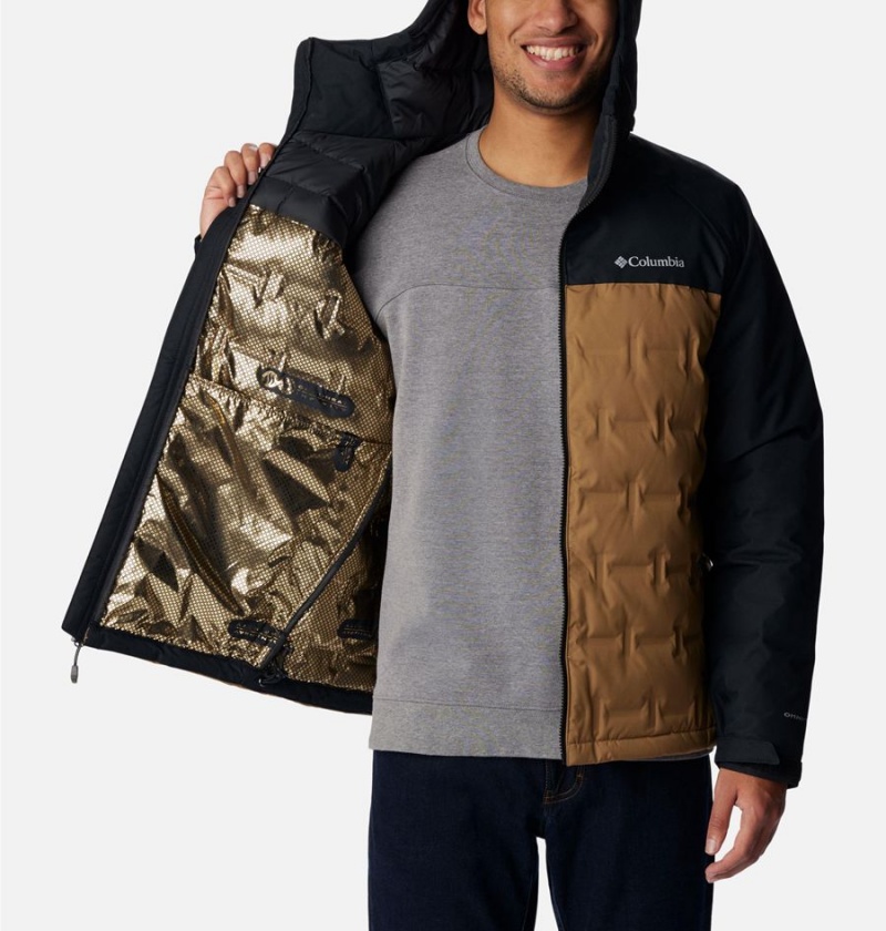 Columbia Grand Trek II Hooded Insulated Men's Puffer Jacket Brown | CLPSGD-352