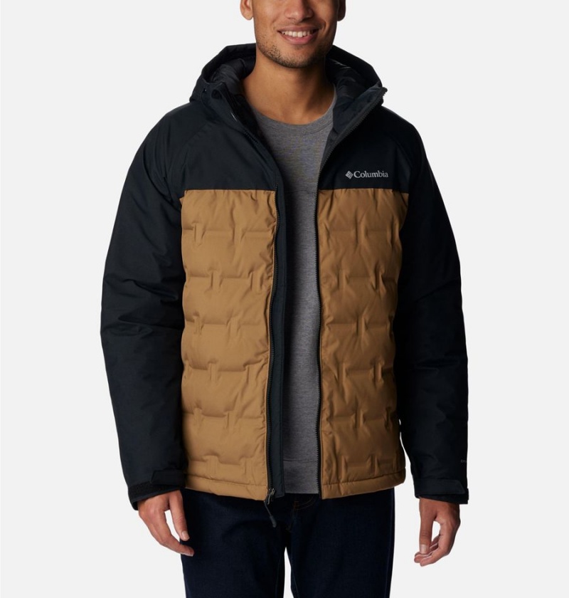 Columbia Grand Trek II Hooded Insulated Men's Puffer Jacket Brown | CLPSGD-352