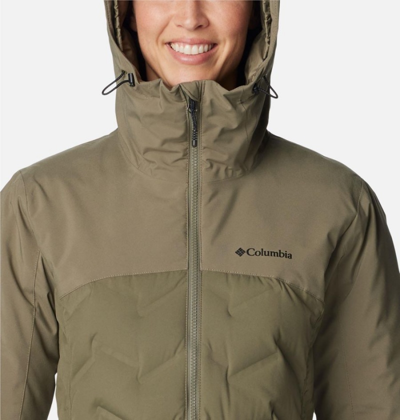 Columbia Grand Trek II Women's Puffer Jacket Green | QMDNTC-563