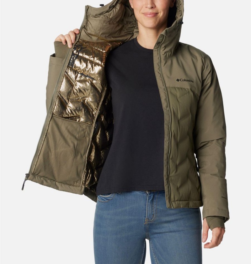 Columbia Grand Trek II Women's Puffer Jacket Green | QMDNTC-563