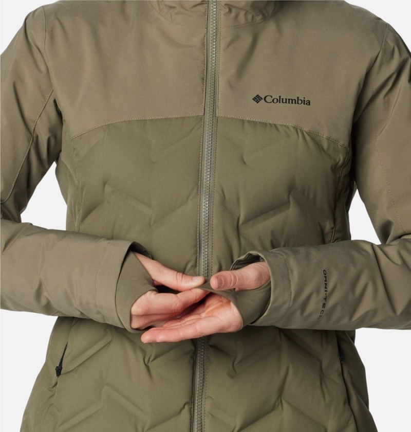 Columbia Grand Trek II Women's Puffer Jacket Green | QMDNTC-563