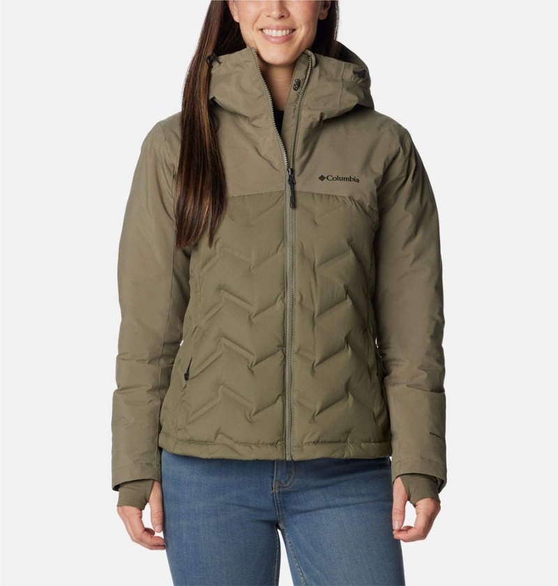 Columbia Grand Trek II Women\'s Puffer Jacket Green | QMDNTC-563