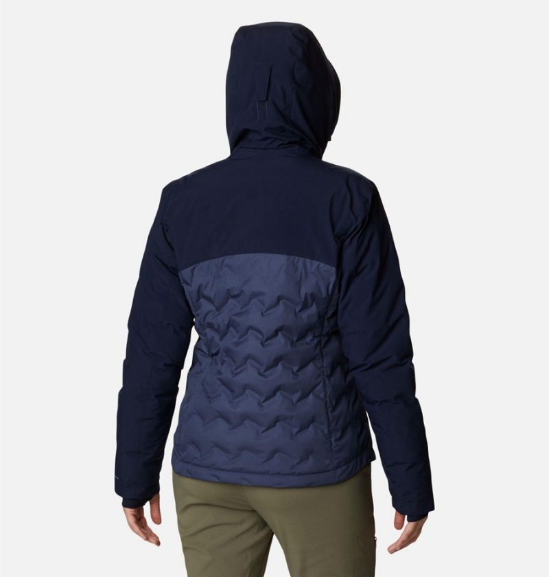 Columbia Grand Trek II Women's Puffer Jacket Navy | JAWYRM-763