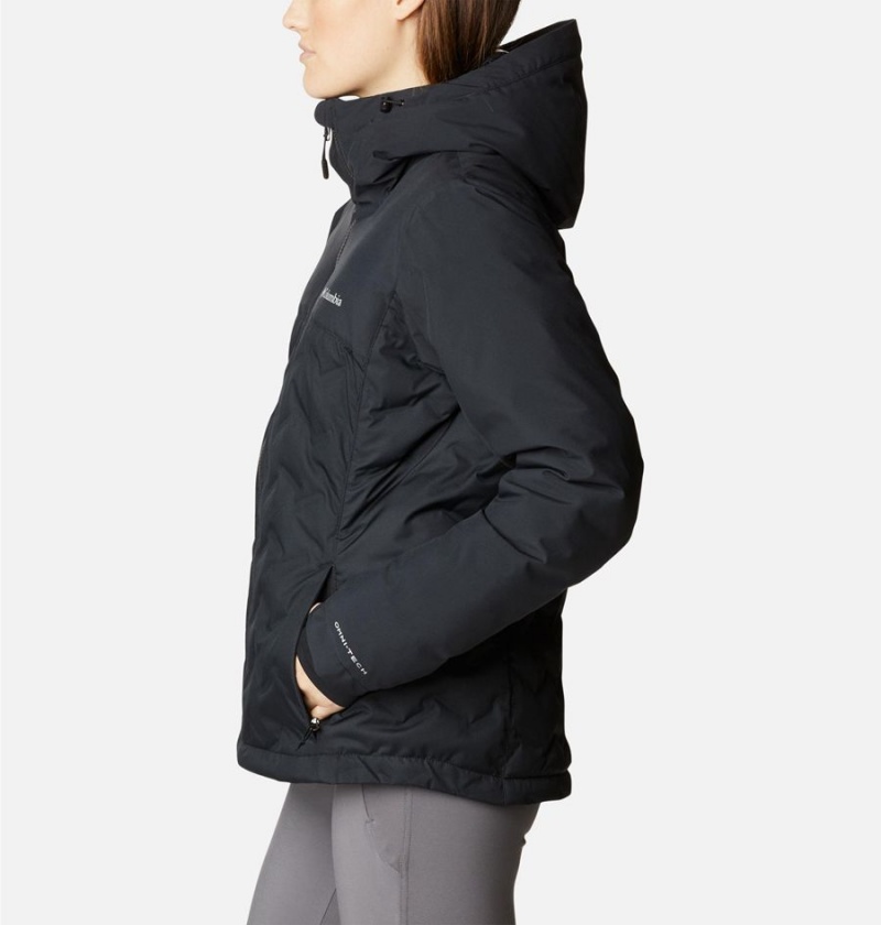 Columbia Grand Trek II Women's Puffer Jacket Black | IQWNMB-952