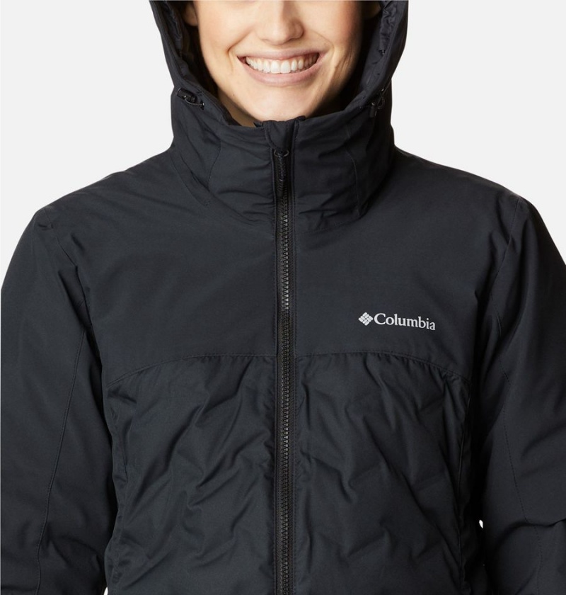 Columbia Grand Trek II Women's Puffer Jacket Black | IQWNMB-952