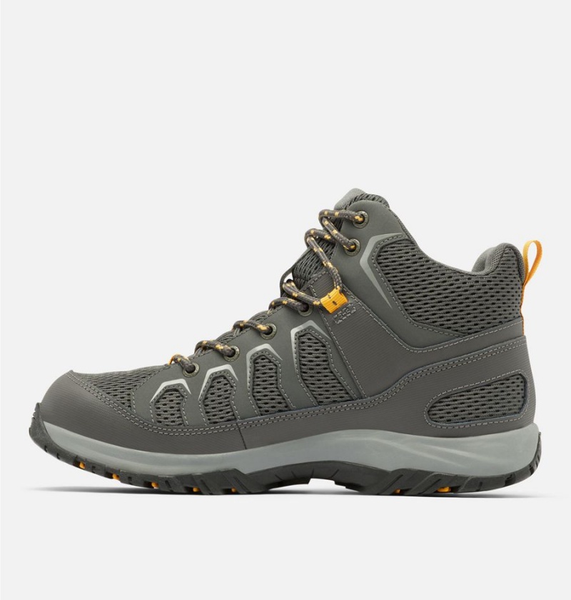 Columbia Granite Trail Mid Waterproof Men's Hiking Shoes Grey | HVQEJB-075