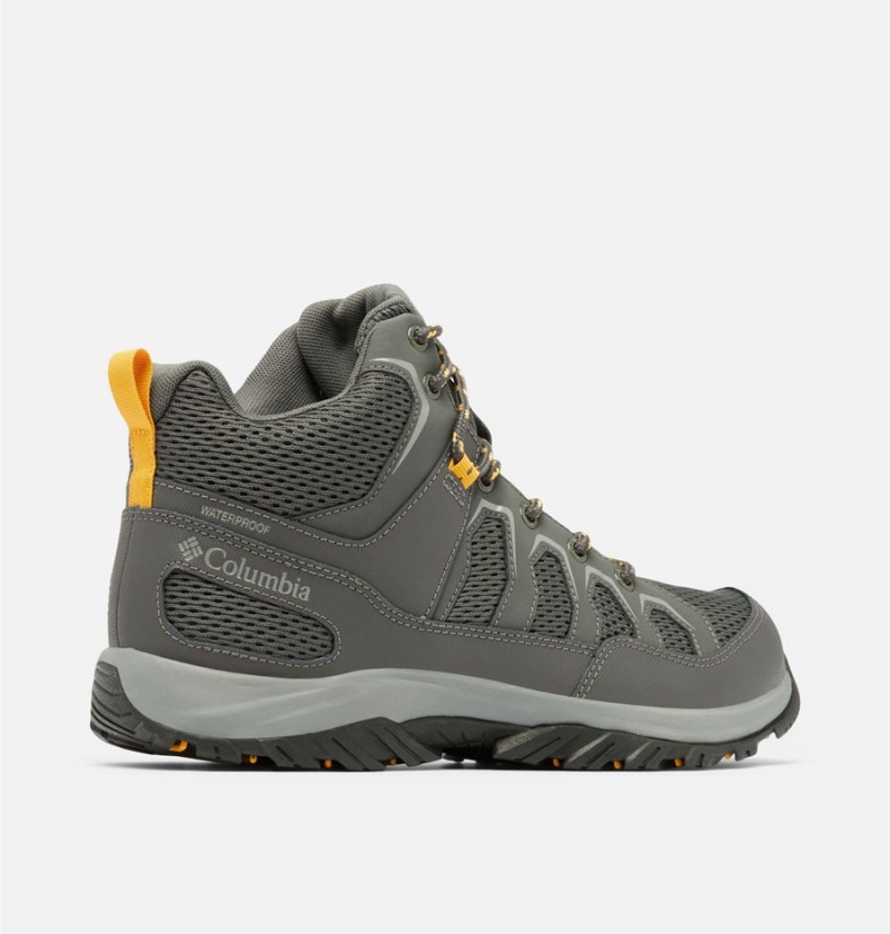 Columbia Granite Trail Mid Waterproof Men's Hiking Shoes Grey | HVQEJB-075