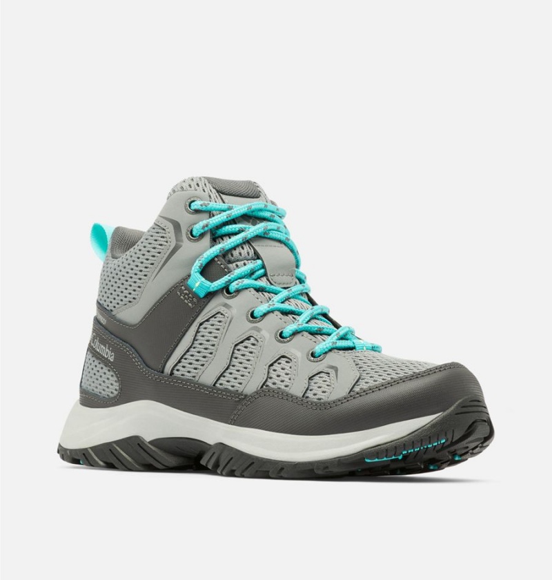 Columbia Granite Trail Mid Waterproof Women's Hiking Shoes Grey | DVRZPW-487