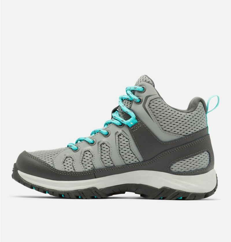 Columbia Granite Trail Mid Waterproof Women's Hiking Shoes Grey | DVRZPW-487