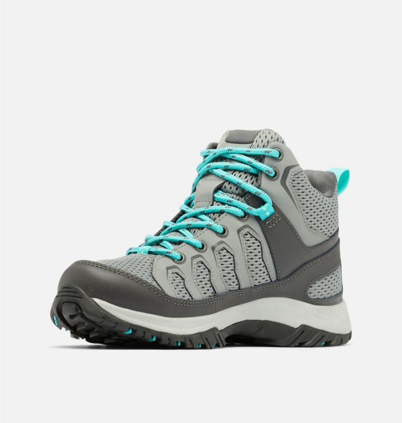 Columbia Granite Trail Mid Waterproof Women's Hiking Shoes Grey | DVRZPW-487