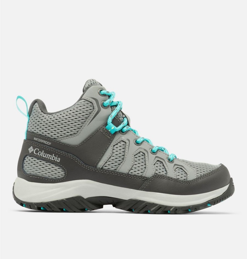 Columbia Granite Trail Mid Waterproof Women\'s Hiking Shoes Grey | DVRZPW-487