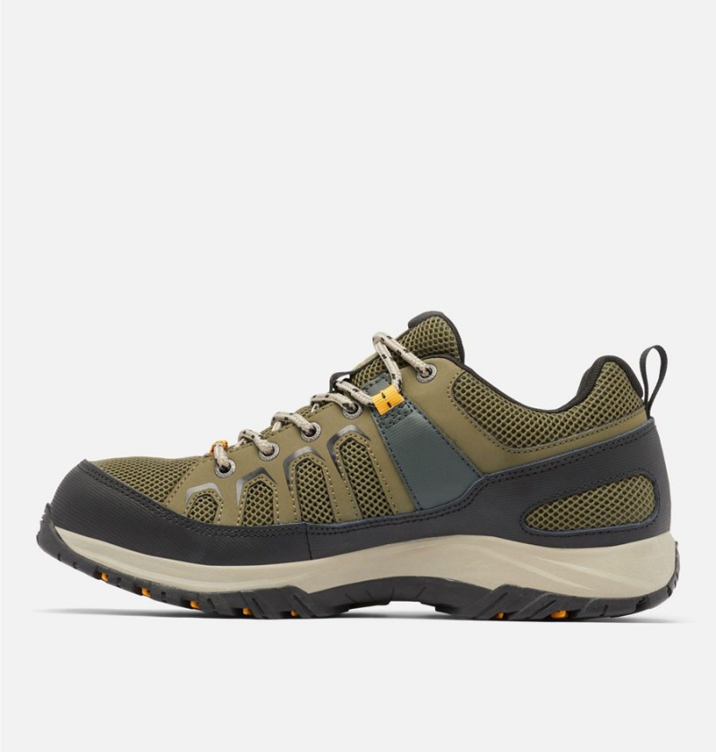 Columbia Granite Trail Waterproof Men's Hiking Shoes Olive | RWSXKD-104