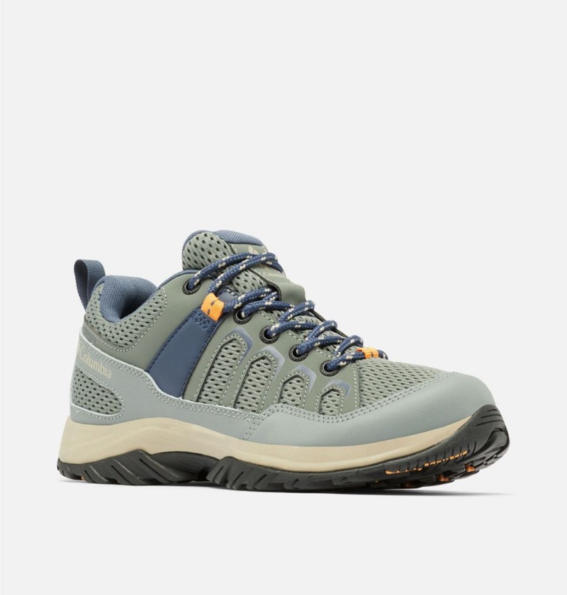 Columbia Granite Trail Waterproof Women's Hiking Shoes Olive | MGIULV-861