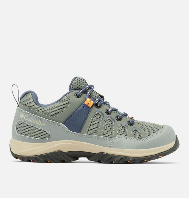 Columbia Granite Trail Waterproof Women\'s Hiking Shoes Olive | MGIULV-861