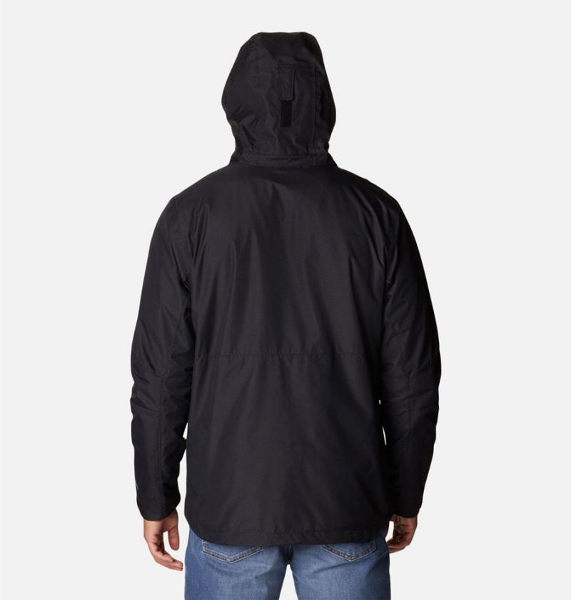 Columbia Gulfport Interchange Men's 3 In 1 Jackets Black | MAIVCX-458