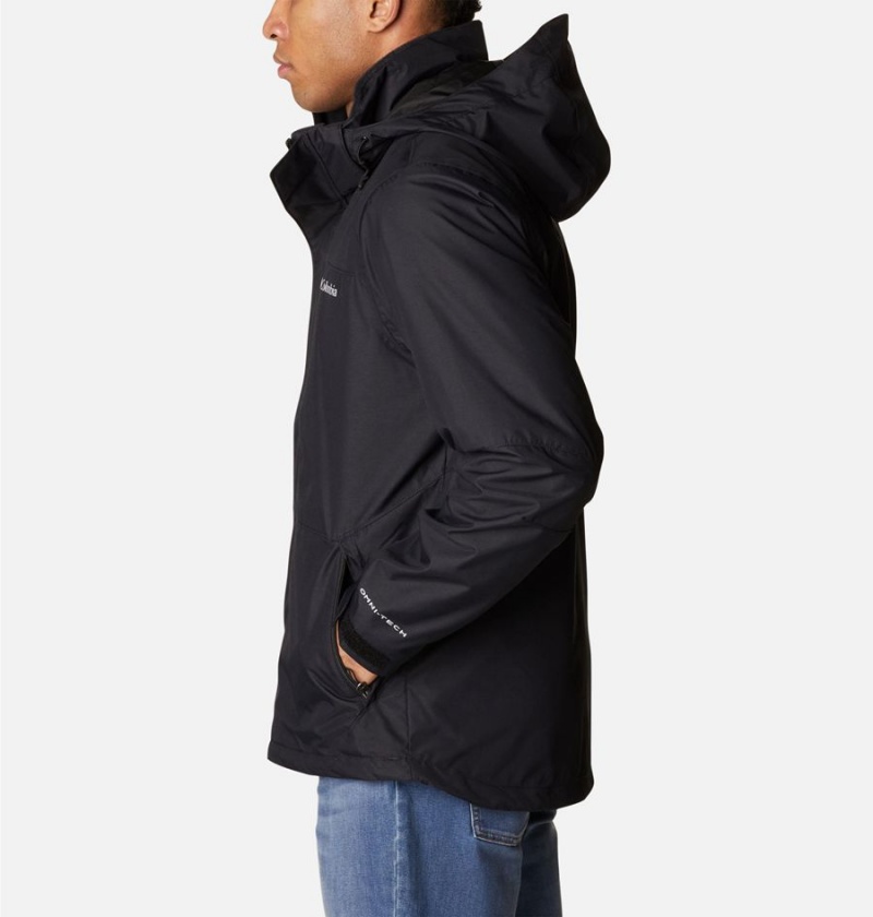 Columbia Gulfport Interchange Men's 3 In 1 Jackets Black | MAIVCX-458