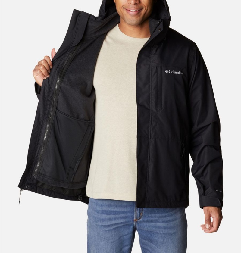 Columbia Gulfport Interchange Men's 3 In 1 Jackets Black | MAIVCX-458