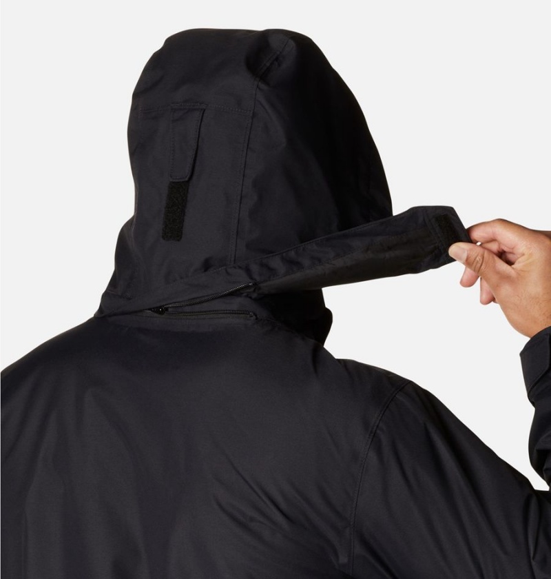 Columbia Gulfport Interchange Men's 3 In 1 Jackets Black | MAIVCX-458