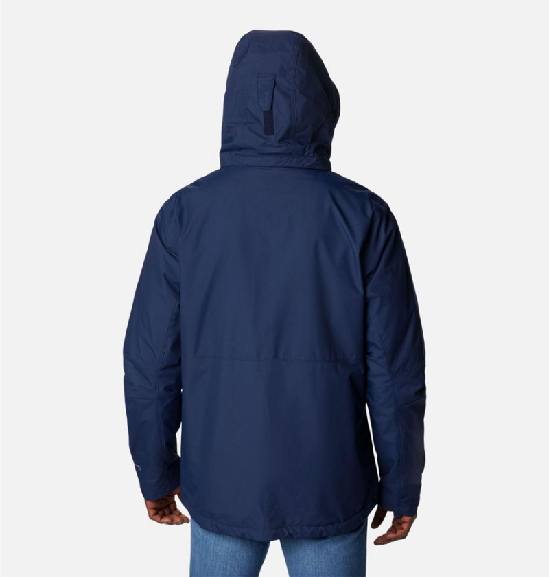 Columbia Gulfport Interchange Men's 3 In 1 Jackets Navy | MLSXFQ-905