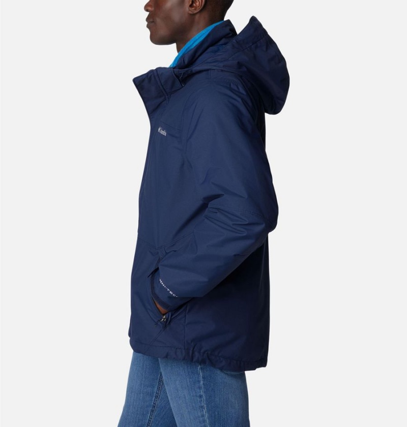 Columbia Gulfport Interchange Men's 3 In 1 Jackets Navy | MLSXFQ-905