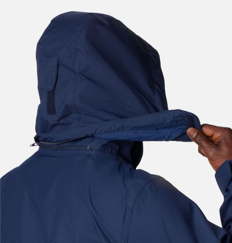 Columbia Gulfport Interchange Men's 3 In 1 Jackets Navy | MLSXFQ-905