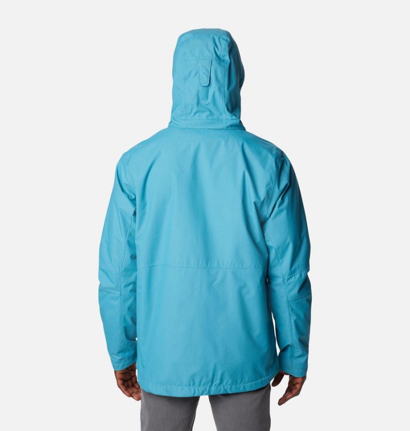 Columbia Gulfport Interchange Men's 3 In 1 Jackets Blue | WSFOCI-943