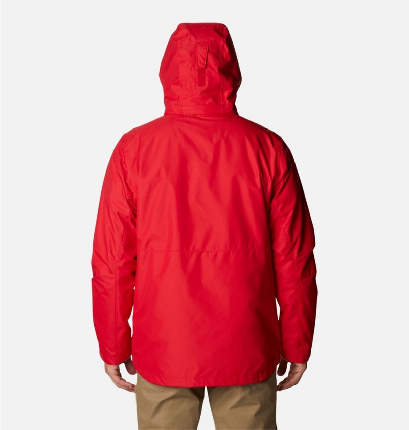 Columbia Gulfport Interchange Men's 3 In 1 Jackets Red | VOJNSK-321