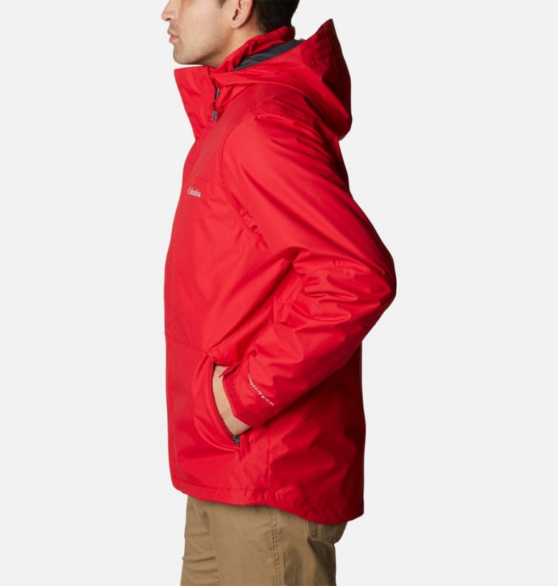 Columbia Gulfport Interchange Men's 3 In 1 Jackets Red | VOJNSK-321