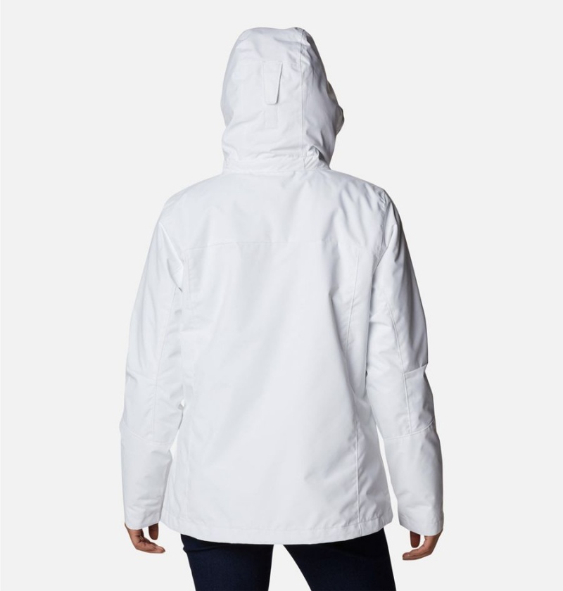 Columbia Gulfport Interchange Women's 3 In 1 Jackets White | DRIHVT-250
