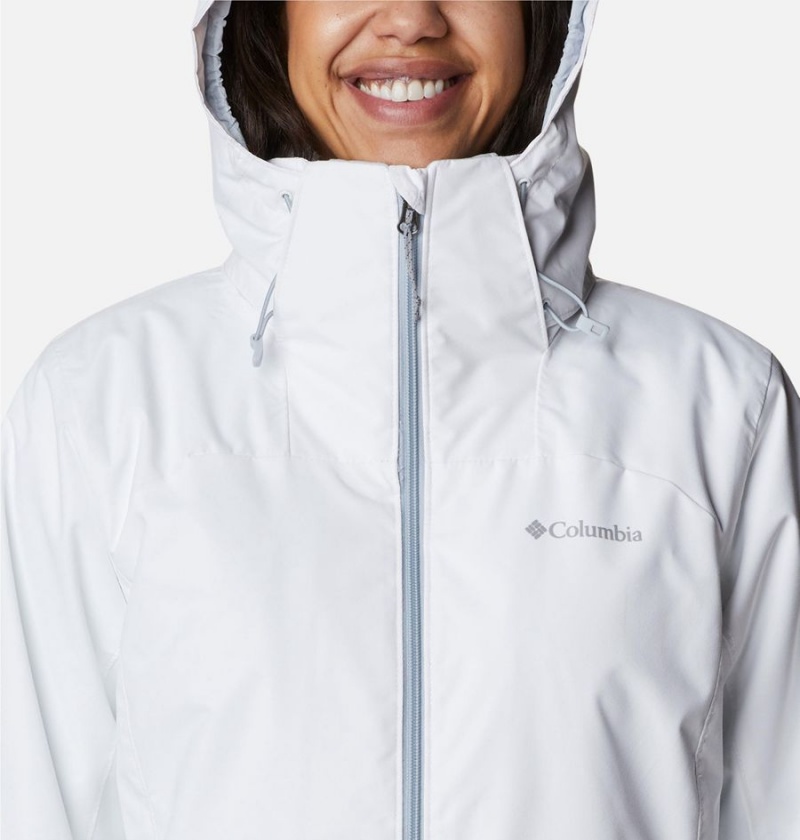 Columbia Gulfport Interchange Women's 3 In 1 Jackets White | DRIHVT-250