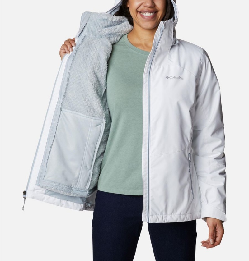 Columbia Gulfport Interchange Women's 3 In 1 Jackets White | DRIHVT-250