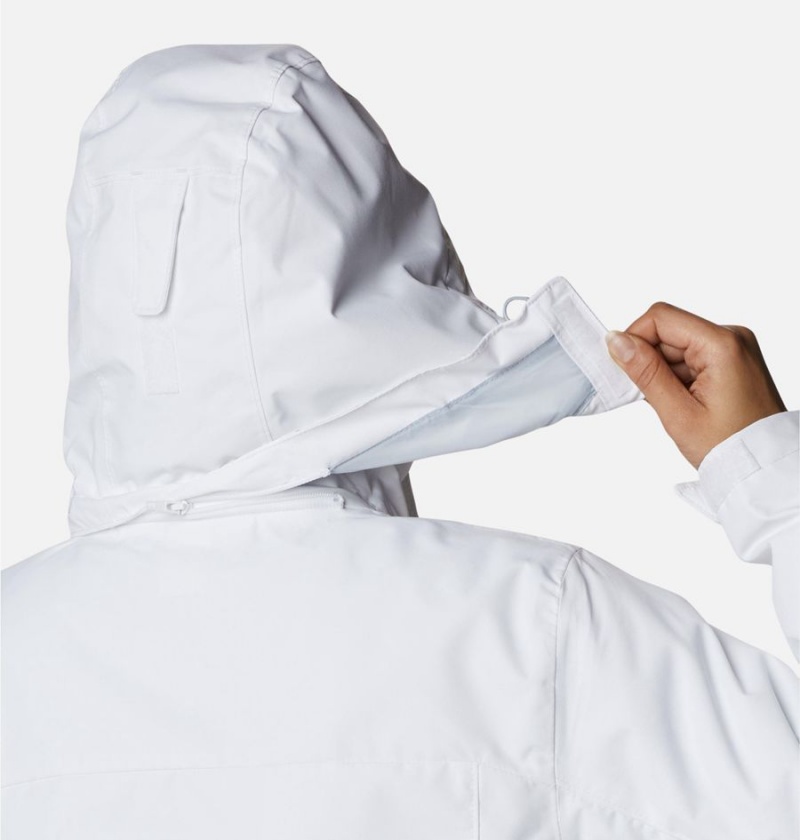 Columbia Gulfport Interchange Women's 3 In 1 Jackets White | DRIHVT-250