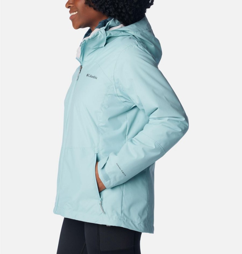 Columbia Gulfport Interchange Women's 3 In 1 Jackets Turquoise | PRKWFL-927