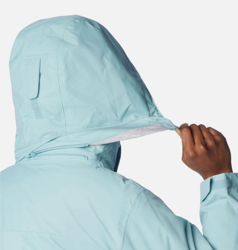 Columbia Gulfport Interchange Women's 3 In 1 Jackets Turquoise | PRKWFL-927